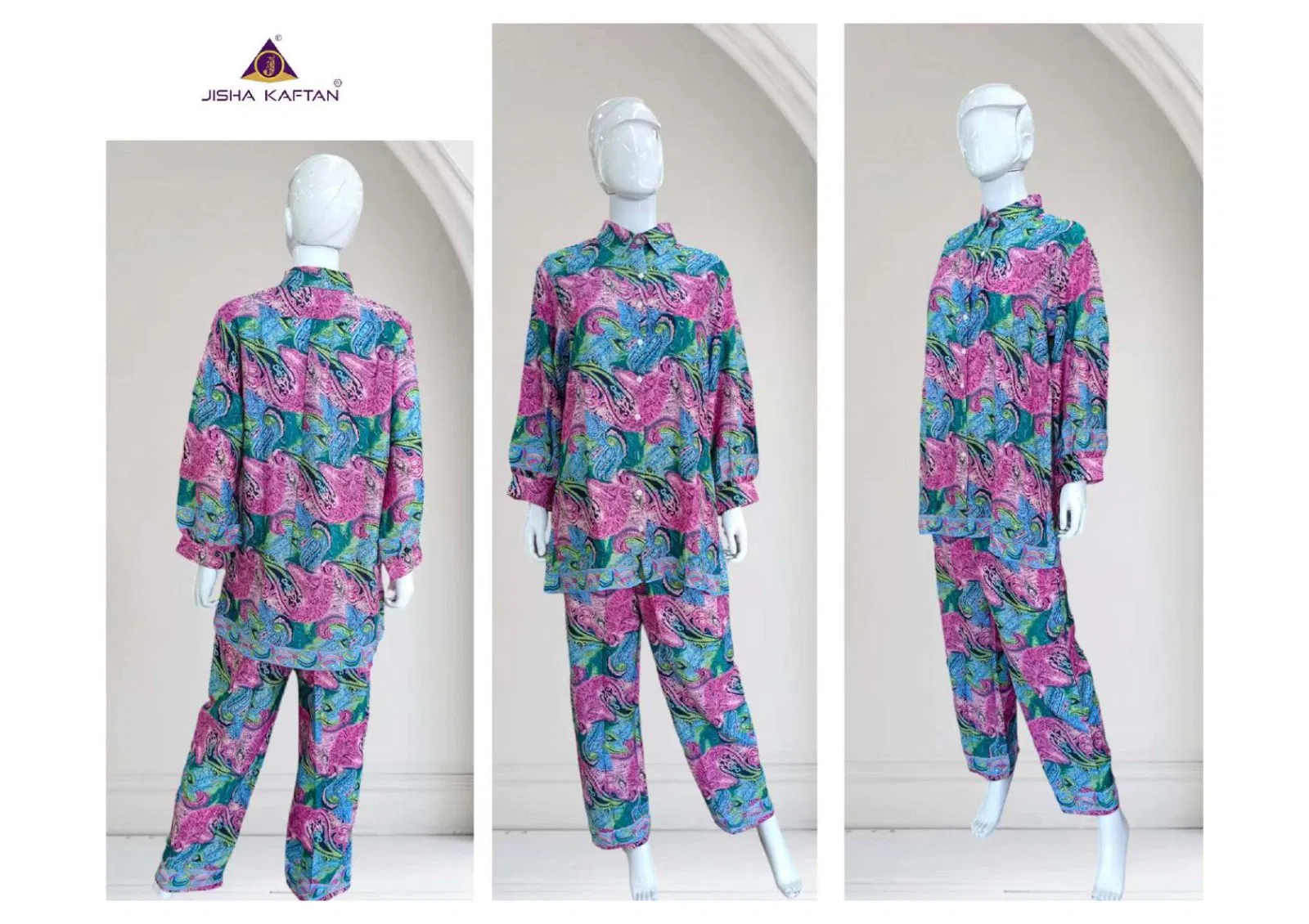 Silk Co Ord Sets By Jisha Kaftan Western Designer Cord Set Suppliers In India